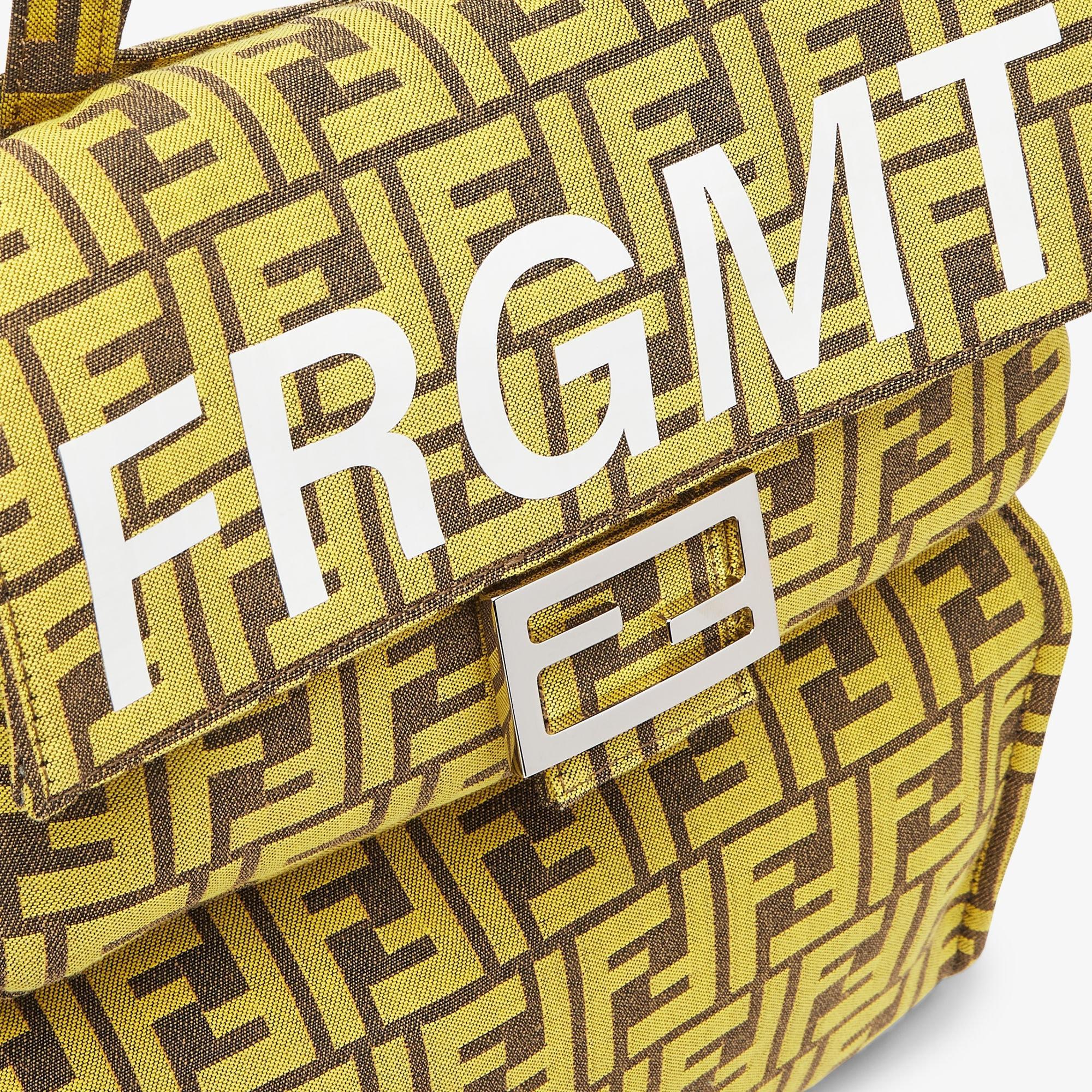 Baguette FoldableFendi x FRGMT yellow FF fabric bag Product Image