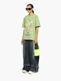 DIORAMA PRINTED T-SHIRT in green | JW Anderson US  Product Image