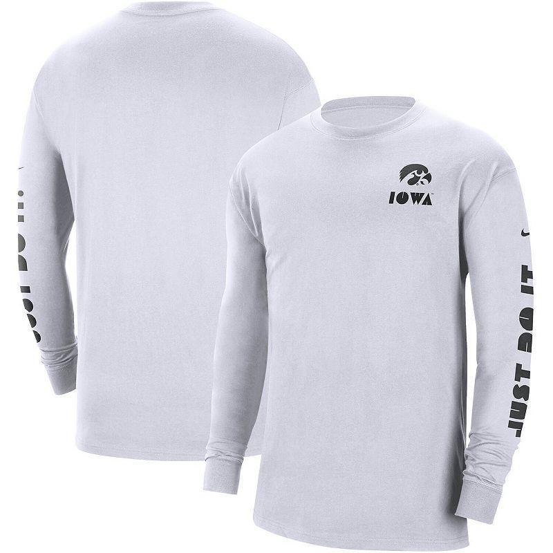 Mens Nike White Oklahoma Sooners Heritage Max 90 Long Sleeve T-shirt Product Image