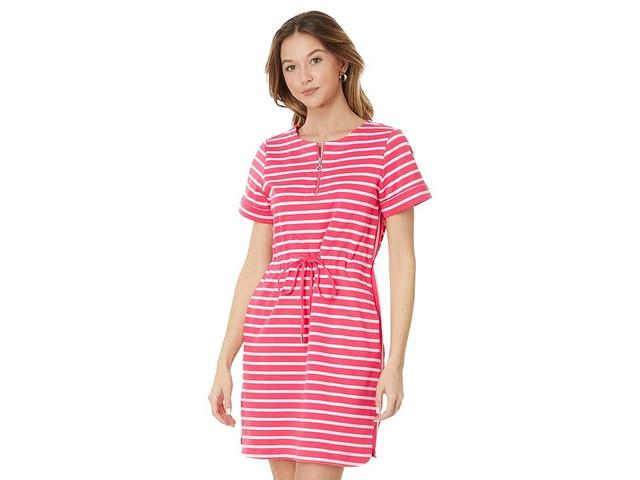 Tommy Bahama Jovanna Stripe Half Zip Dress Product Image