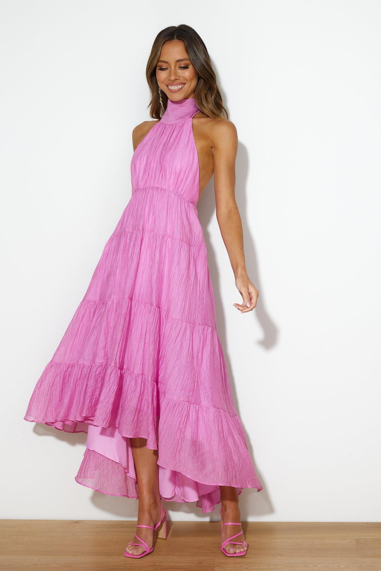 Entrance Is Yours Maxi Dress Pink Product Image