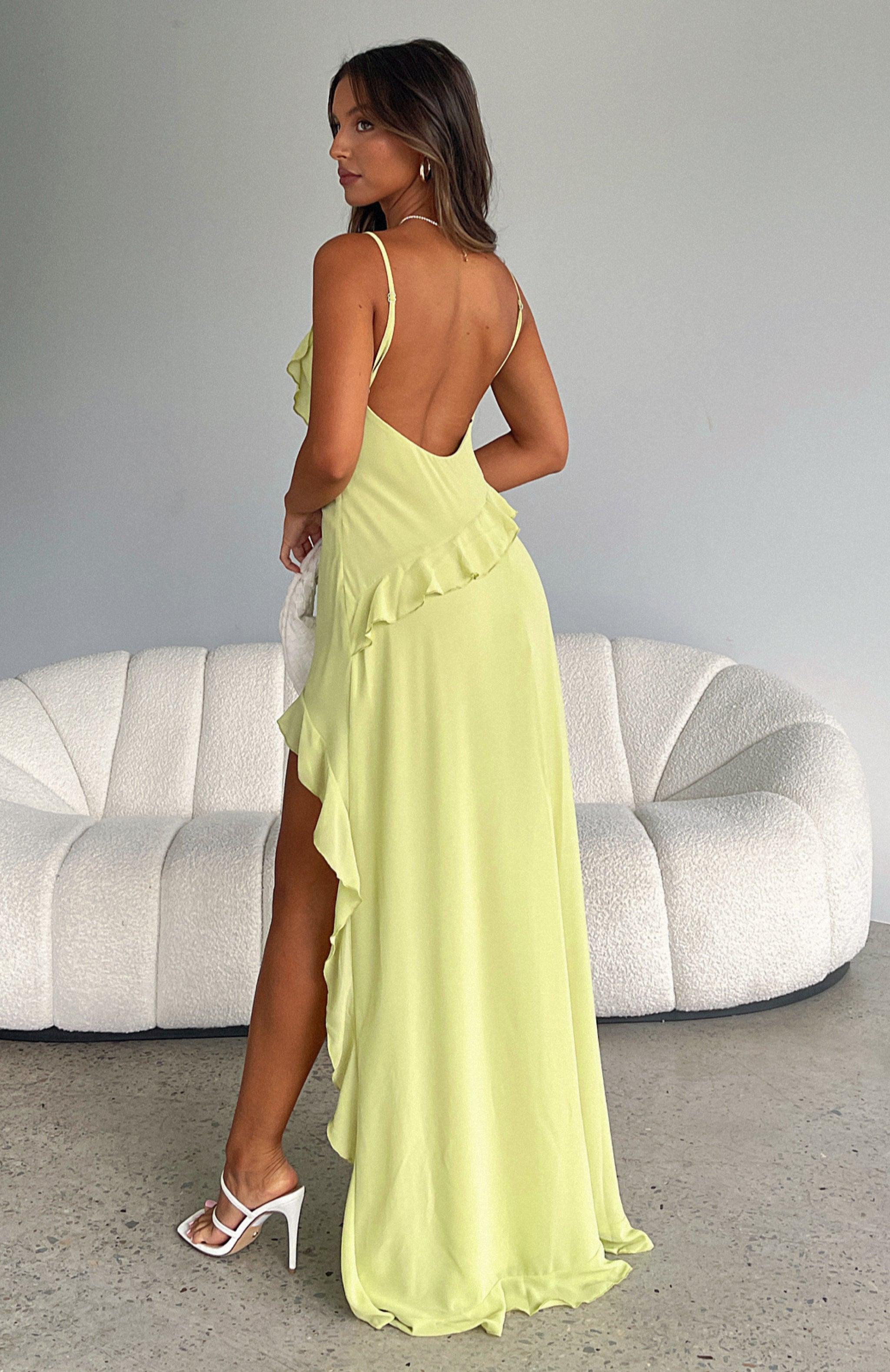 End Of The Road Maxi Dress Matcha Product Image