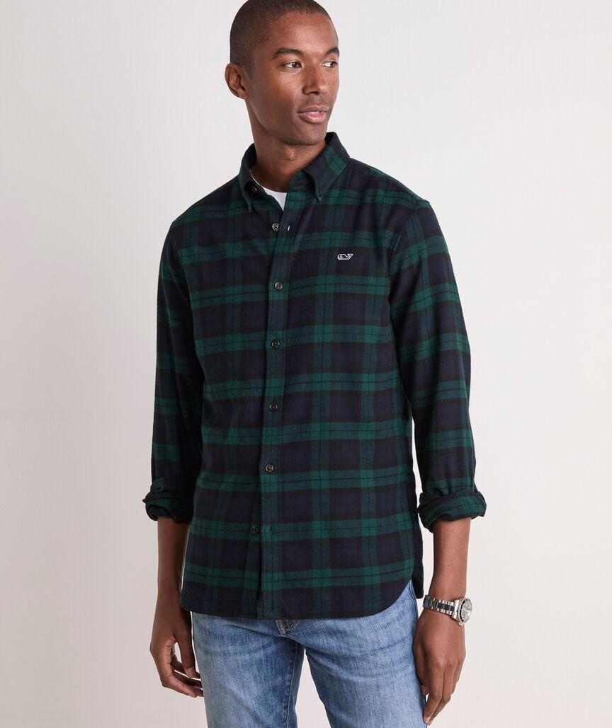 Vineyard Flannel Plaid Shirt Product Image