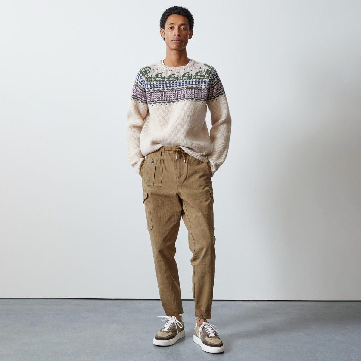 X TODD SNYDER HERRINGBONE CARGO PANTS Product Image