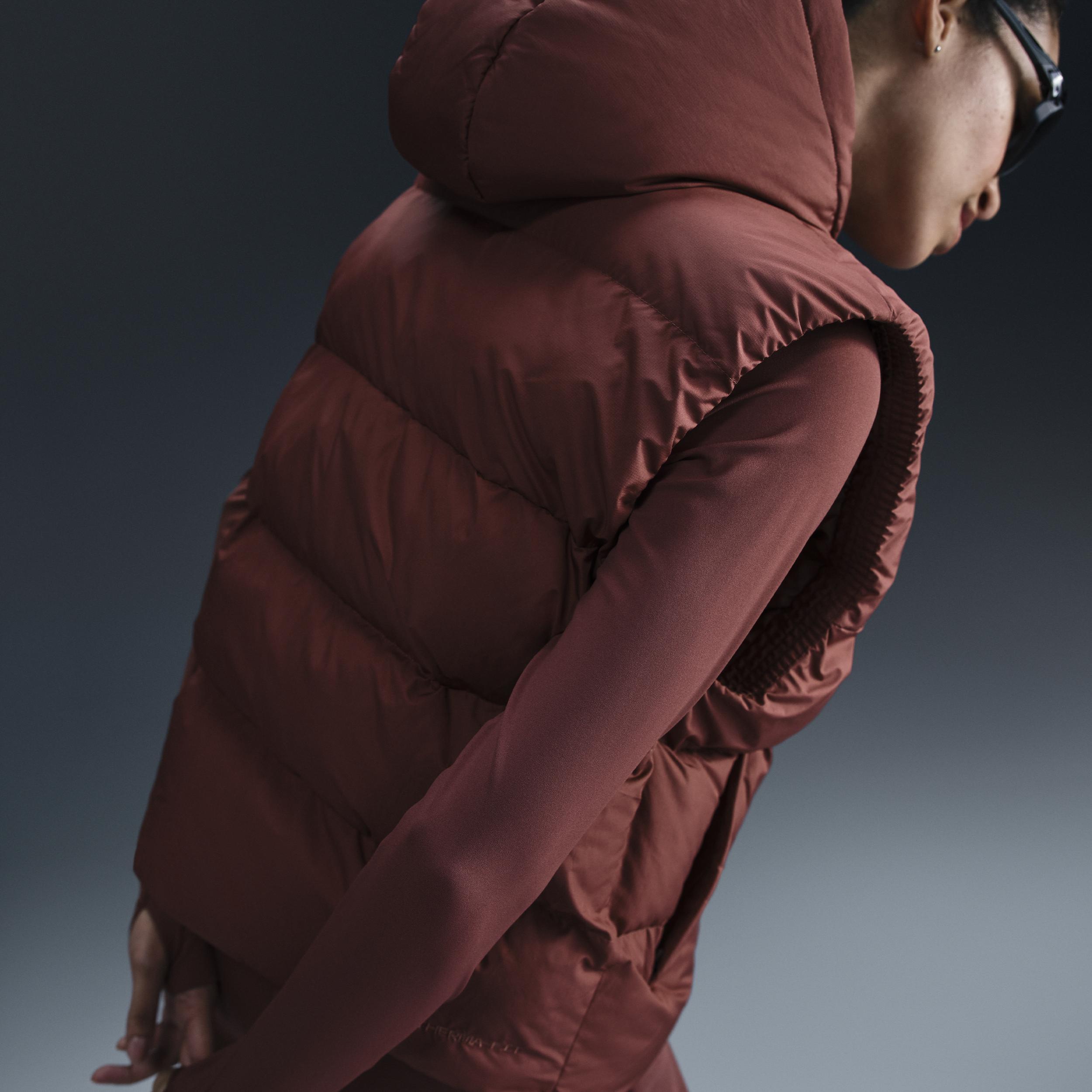 Womens Nike Sportswear Metro Puffer Therma-FIT Loose Hooded Vest Product Image