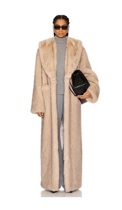 Vincent Faux Fur Coat Product Image