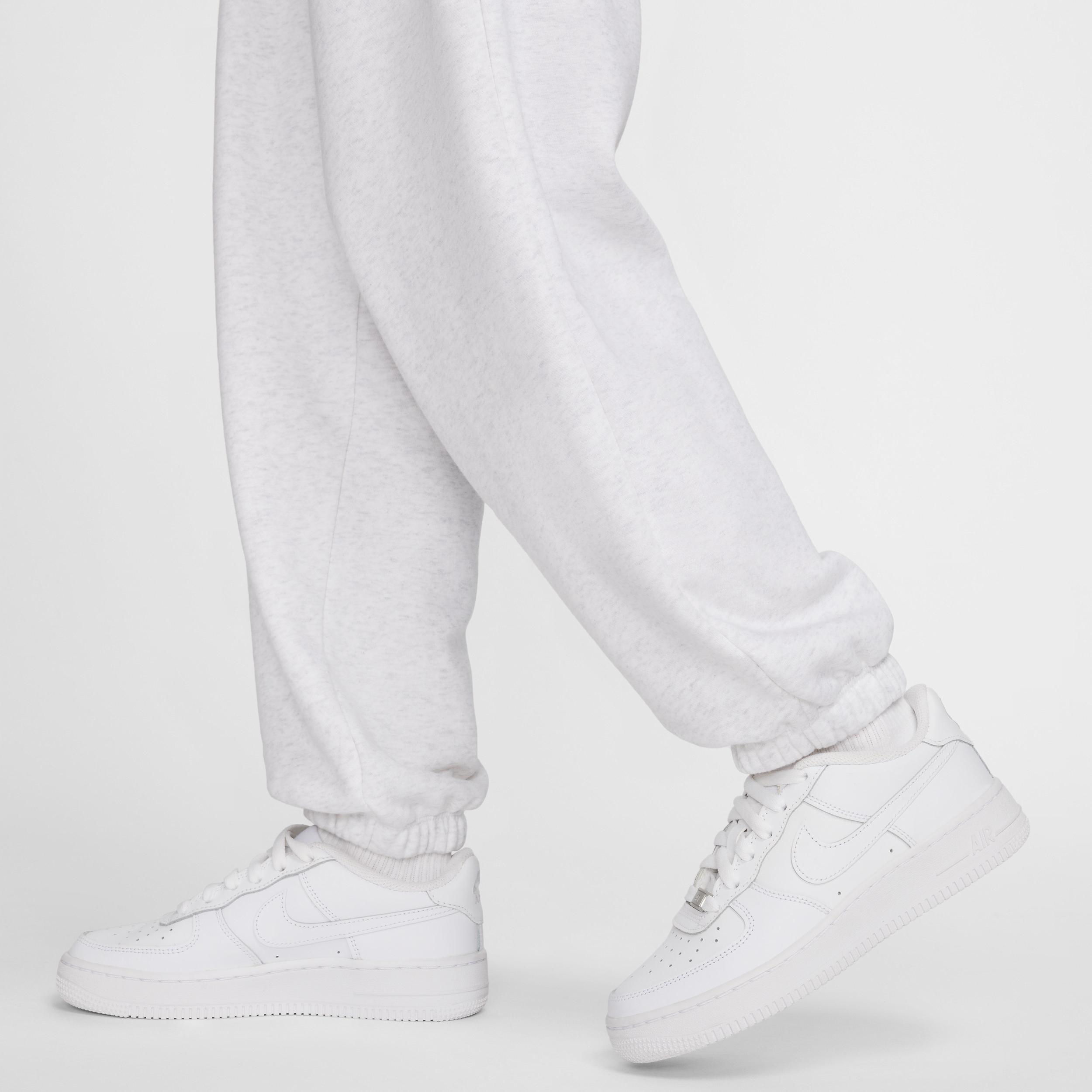 Womens Nike Sportswear Club Fleece Mid-Rise Oversized Sweatpants Product Image