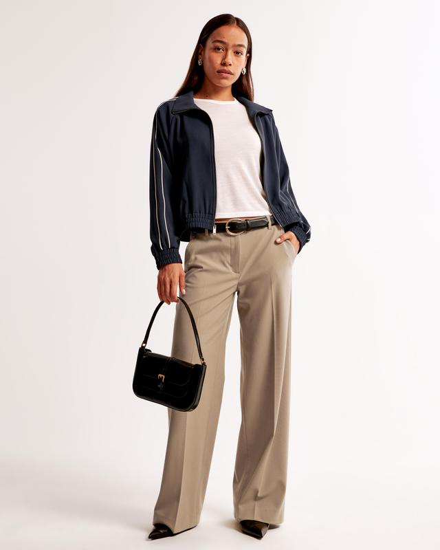 Low Rise Tailored Wide Leg Pant Product Image