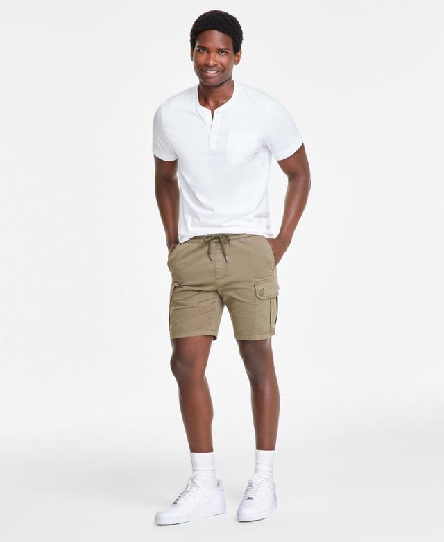 Sun + Stone Mens Relaxed Fit 8 Cargo Shorts, Created for Macys Product Image