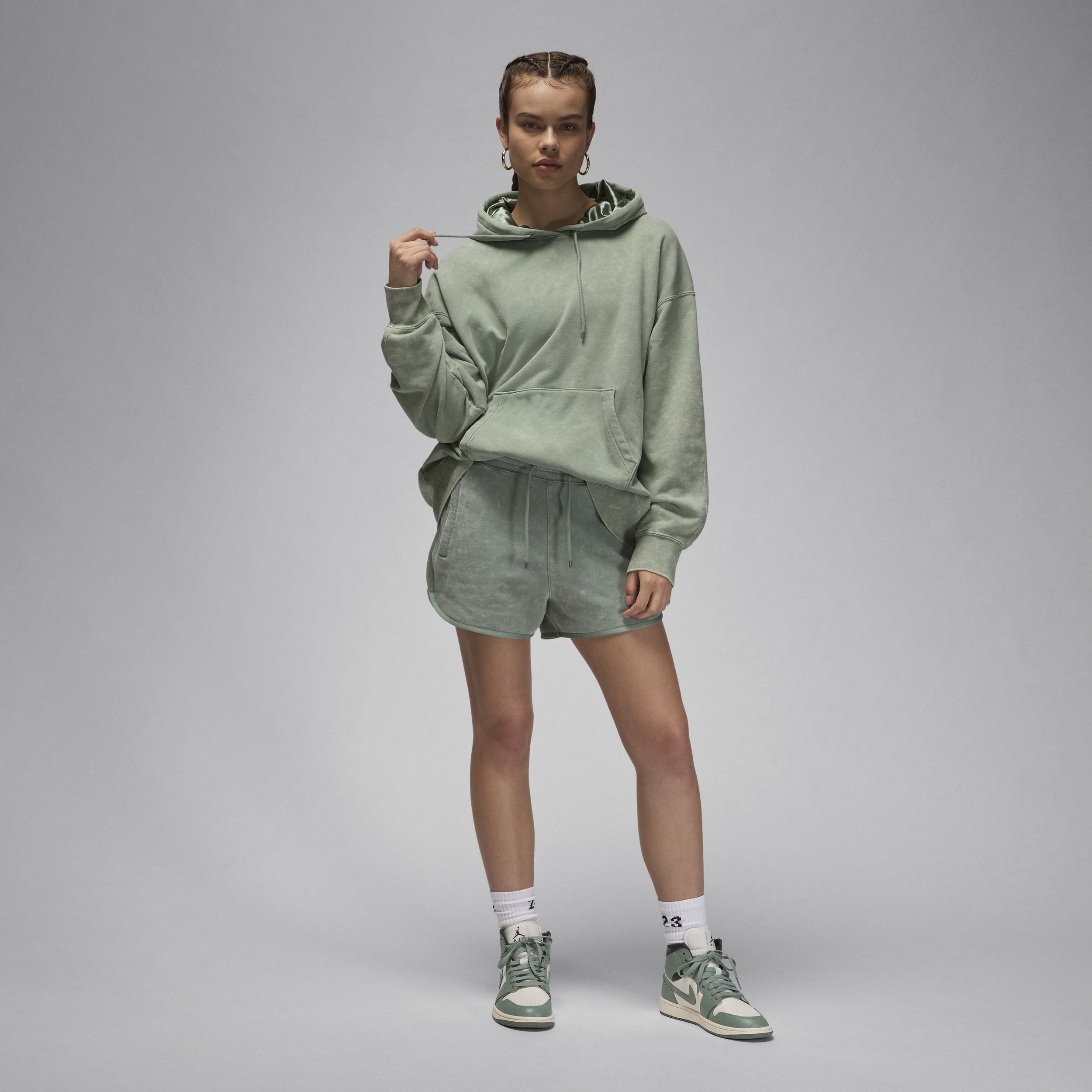 Women's Jordan Flight Fleece Washed Hoodie Product Image