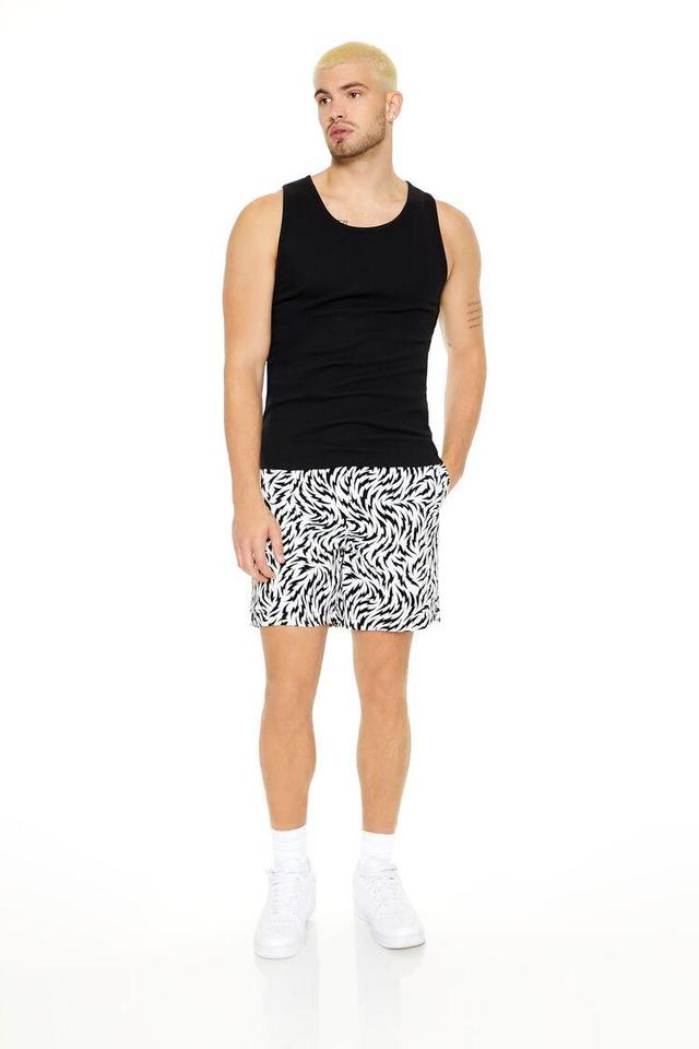 Abstract Print Volley Shorts | Forever 21 Product Image