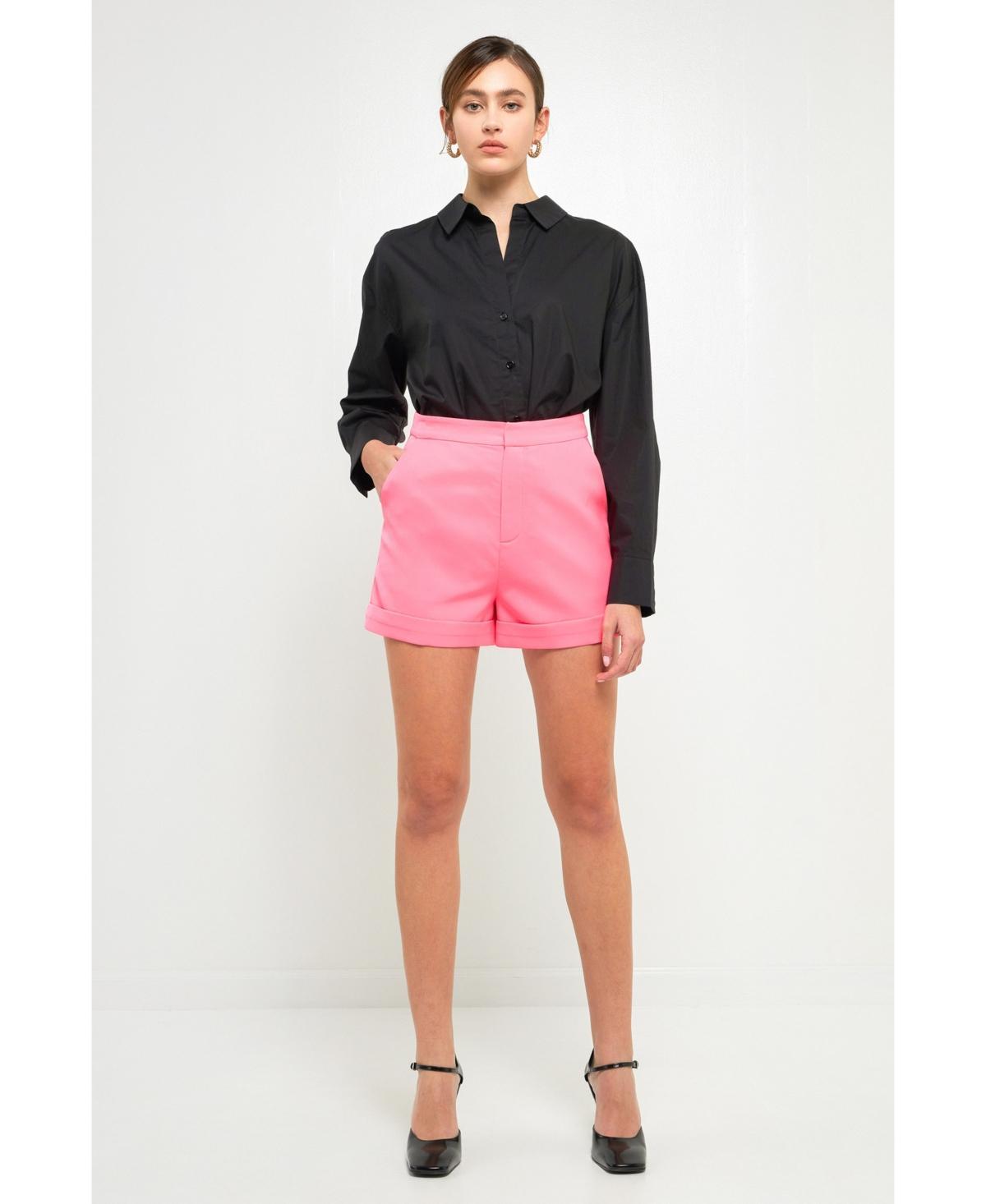 Womens Tailored Basic Shorts Product Image