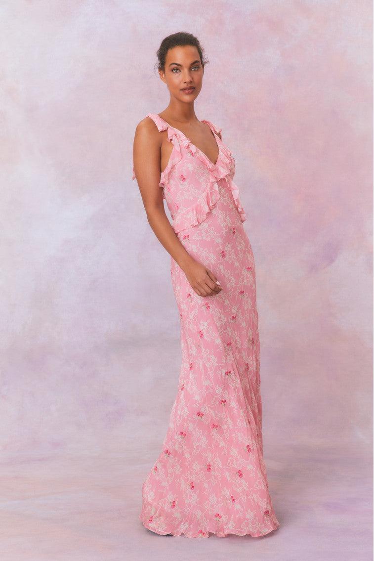 Orcene Floral Maxi Dress Product Image