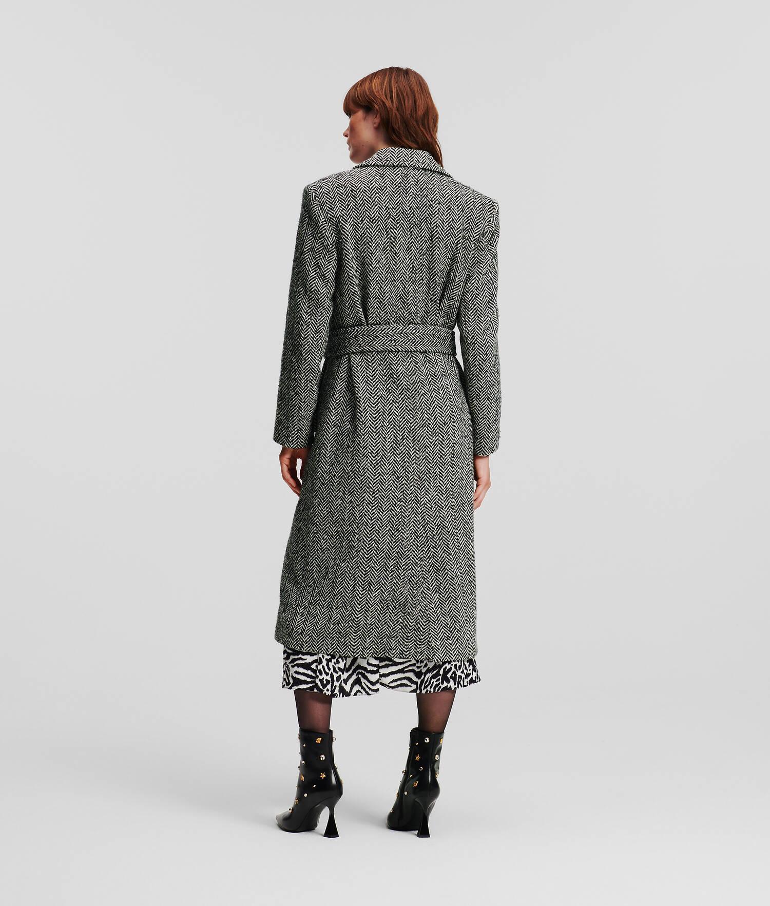 HERRINGBONE TAILORED COAT Product Image