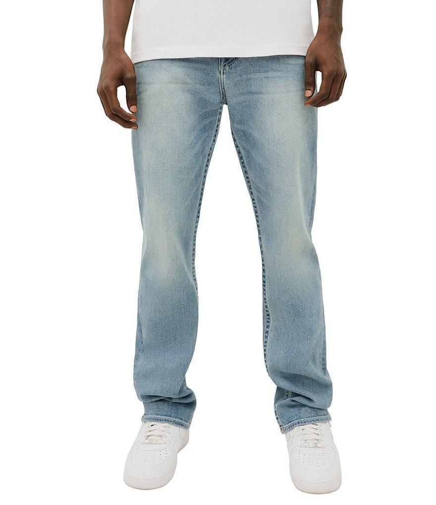 True Religion Ricky Horseshoe-Embroidered-Pocket Jeans Product Image