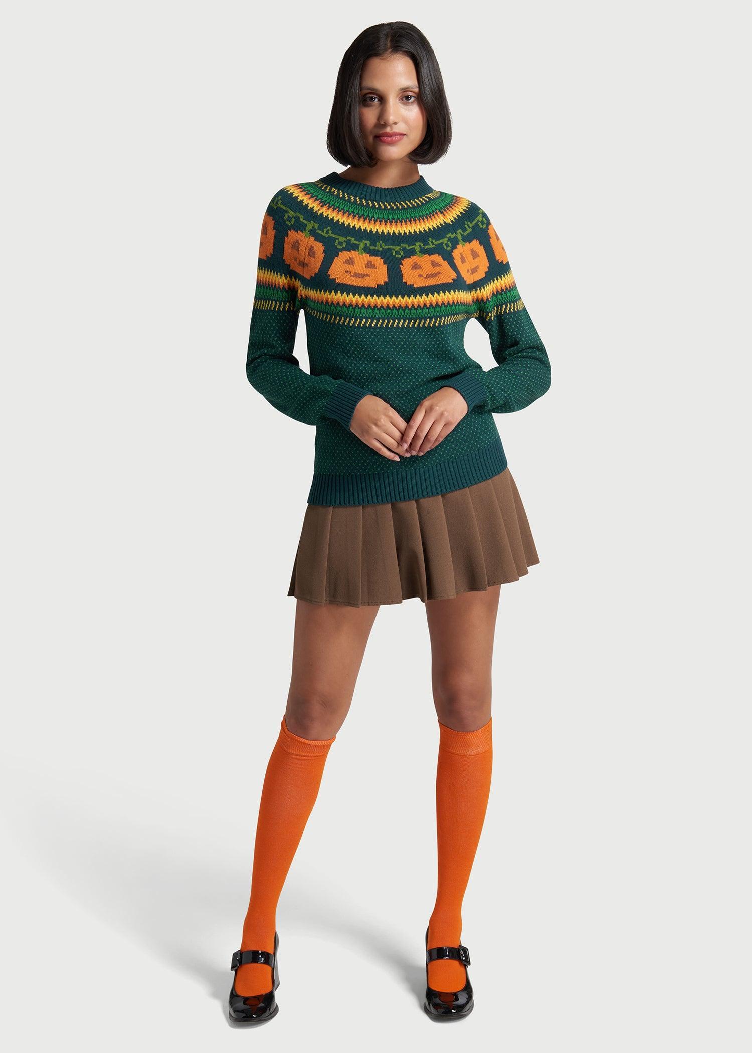 Give 'Em Pumpkin To Talk About Fair Isle Sweater Product Image