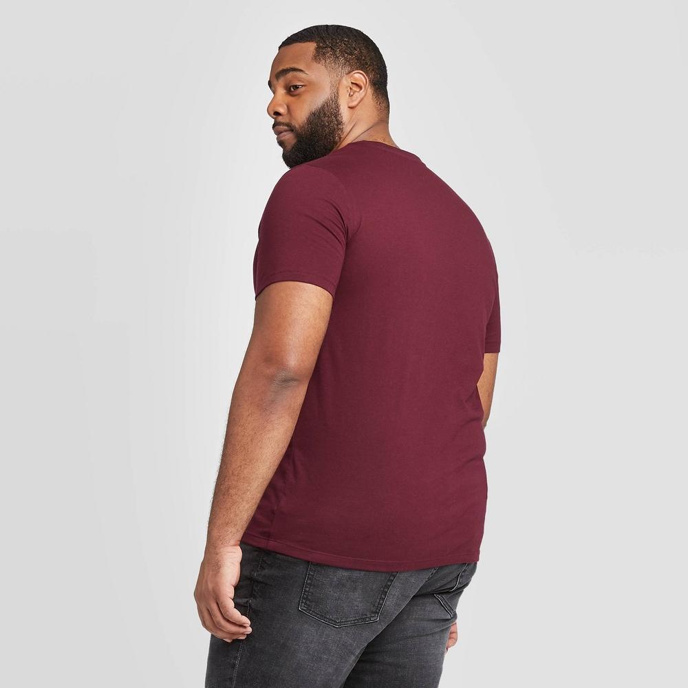 Mens Big & Tall Every Wear Short Sleeve V-Neck T-Shirt - Goodfellow & Co Pom Mystery 5XLT Product Image