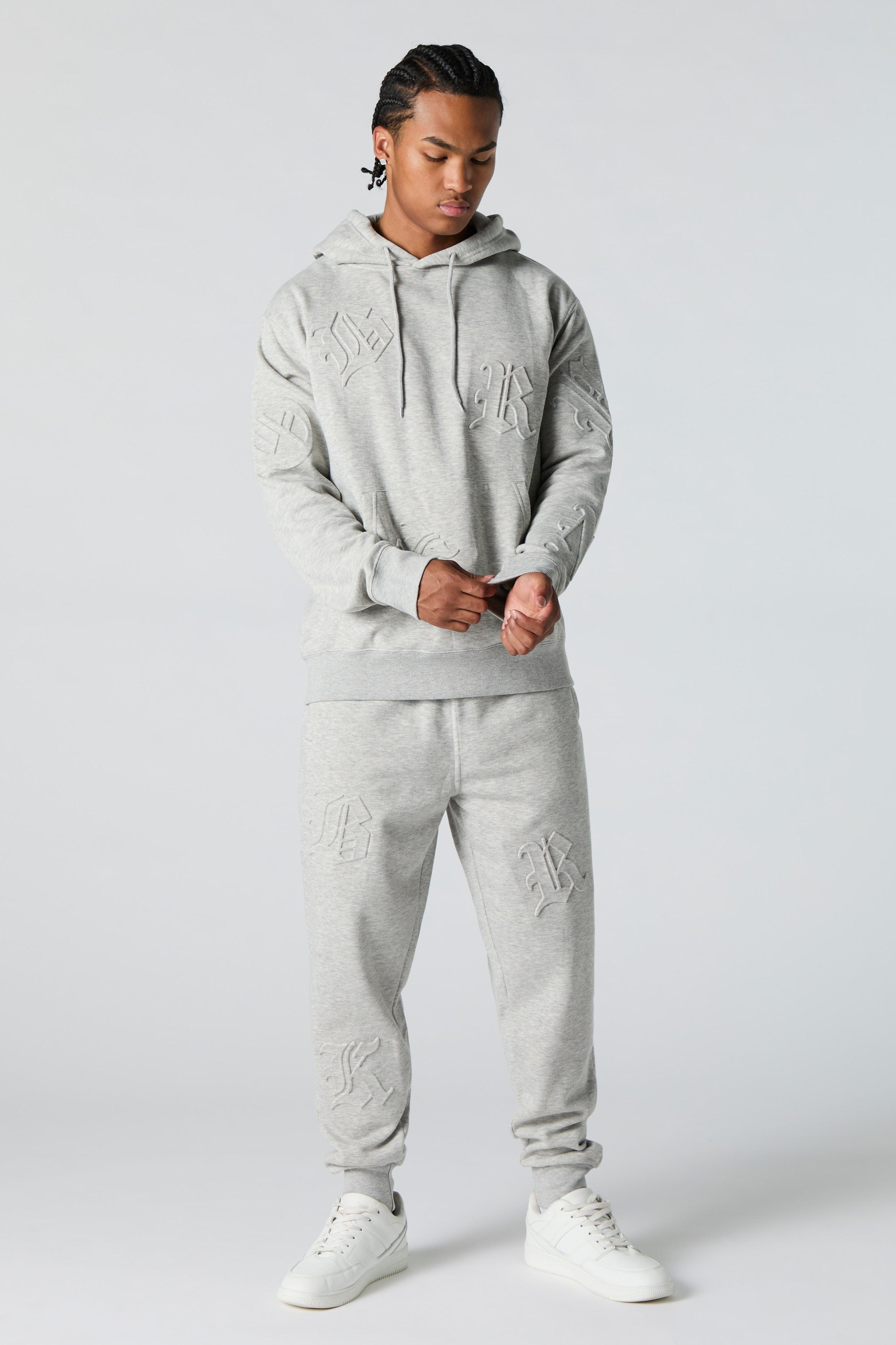 Embossed Fleece Jogger Male Product Image