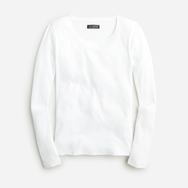 Long-sleeve T-shirt in vintage rib Product Image