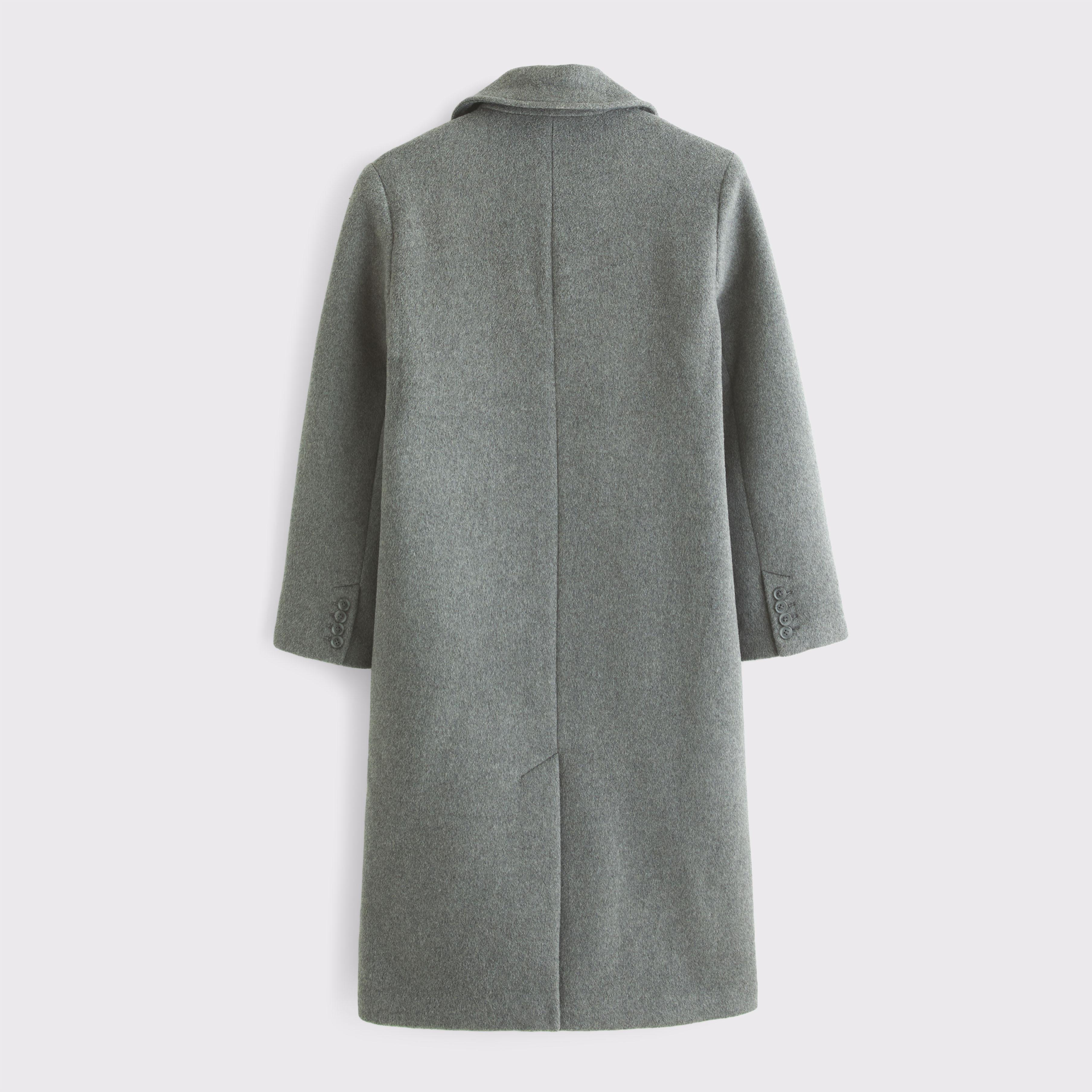 Wool-Blend Tailored Topcoat Product Image