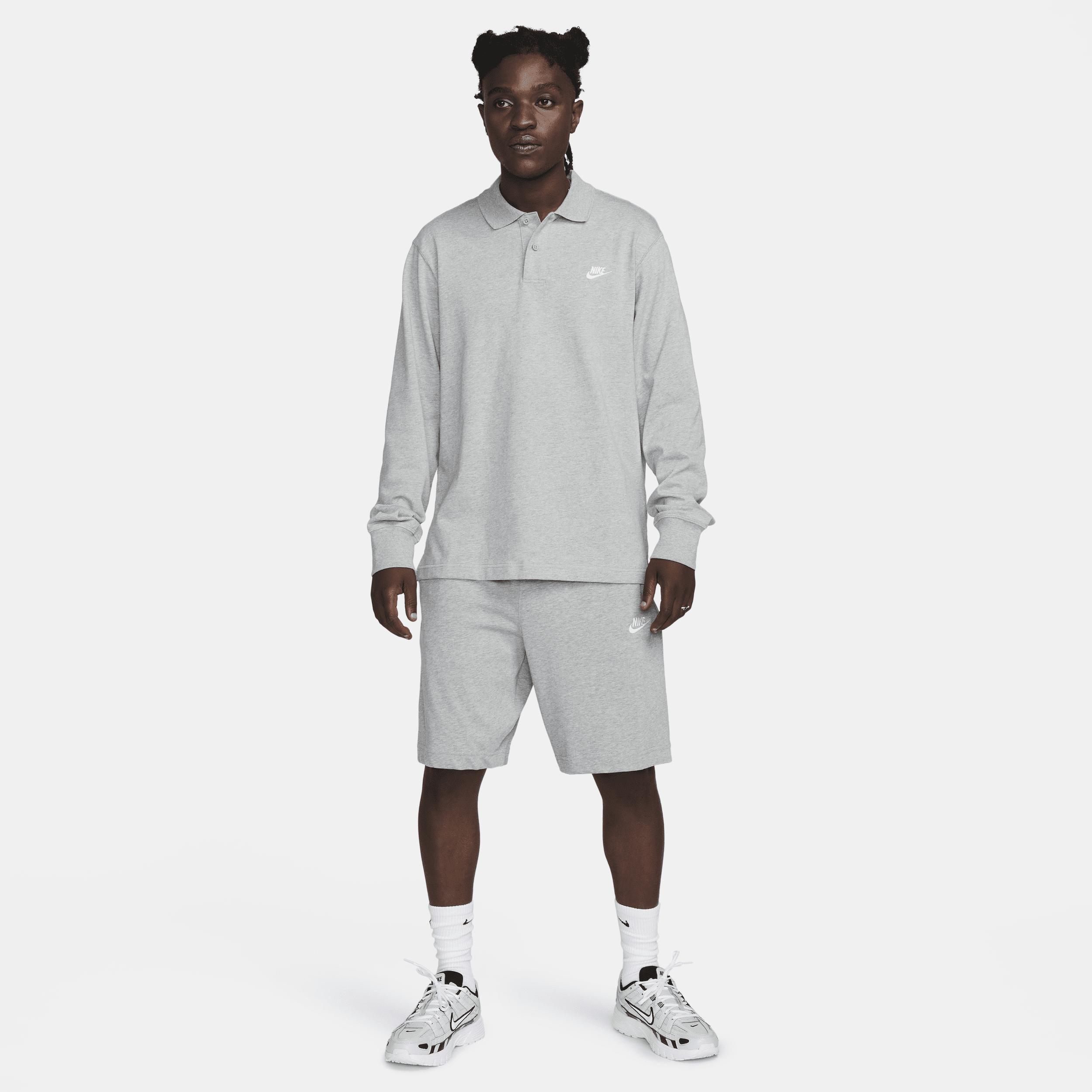 Nike Men's Club Long-Sleeve Knit Polo Product Image