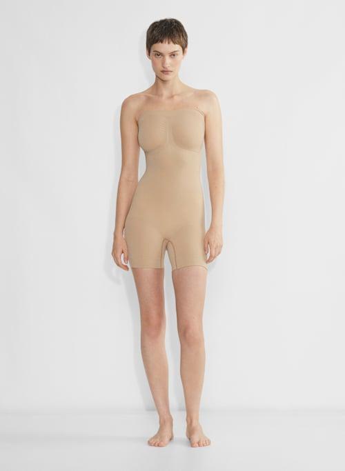 shapeenhance™ strapless romper Product Image