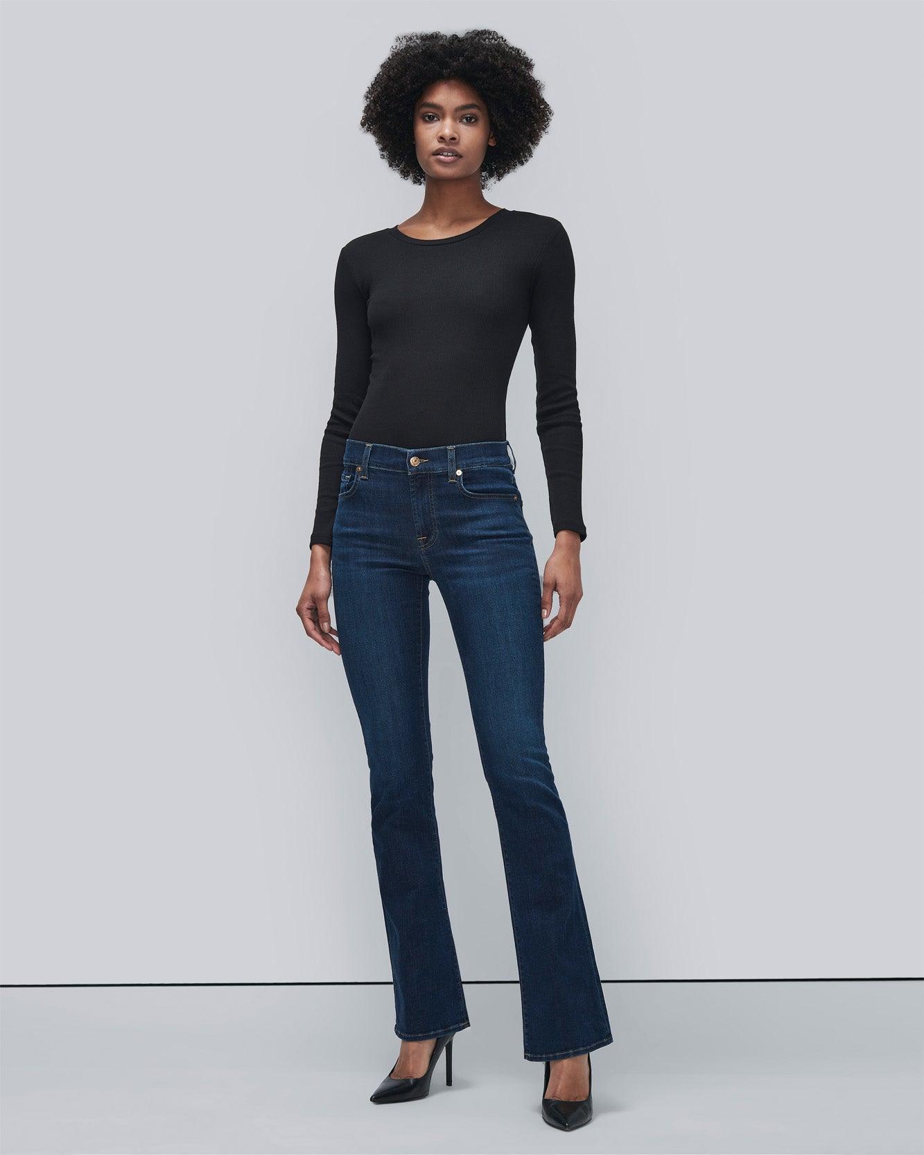 7 For All Mankind B(air) Kimmie Bootcut in Rinsed Indigo (Rinsed Indigo) Women's Jeans product image