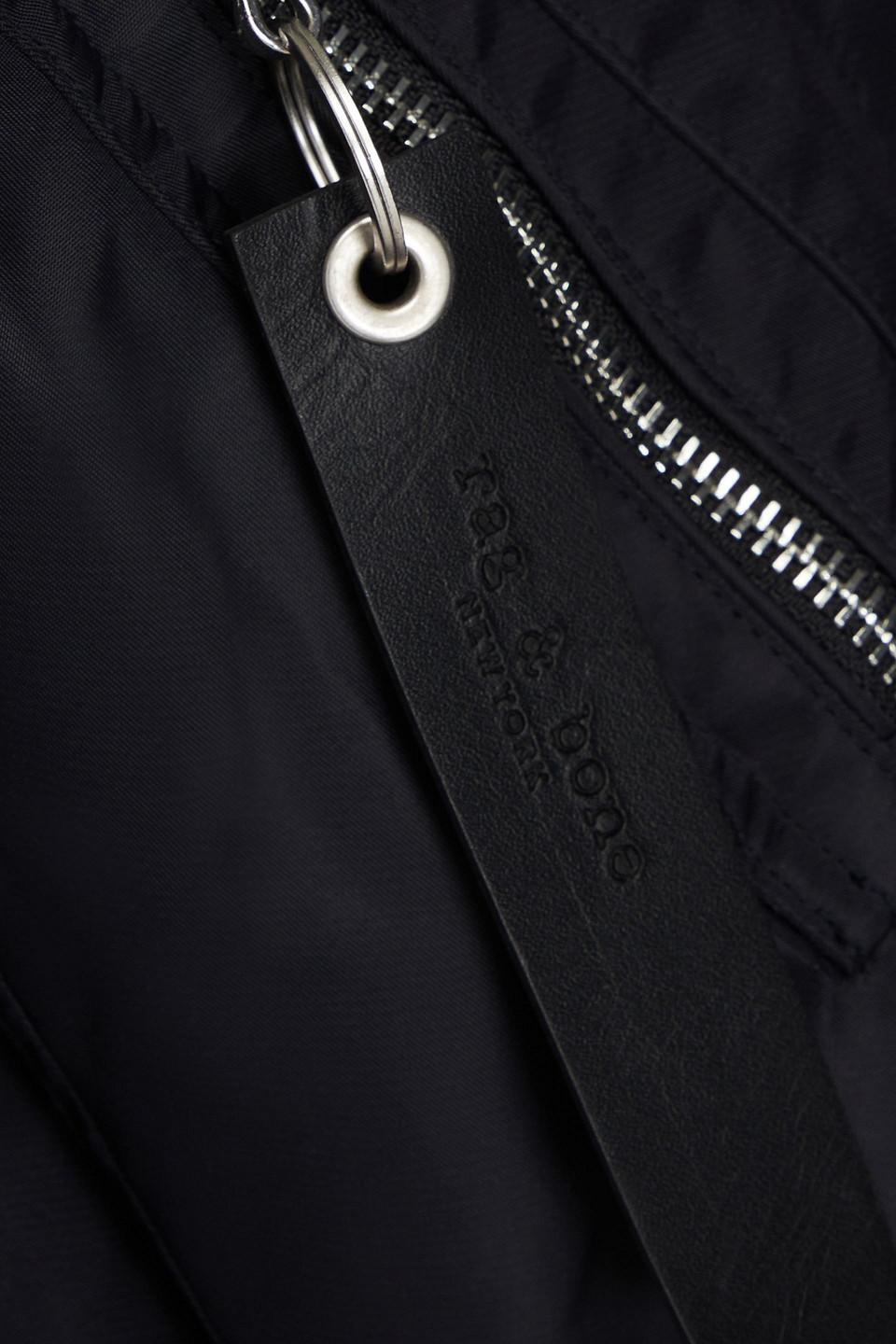 Archetype Shell Bomber Jacket In Black Product Image