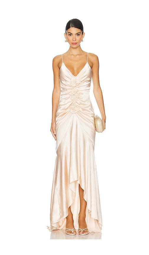 Lovers and Friends Liz Gown in Champagne Product Image