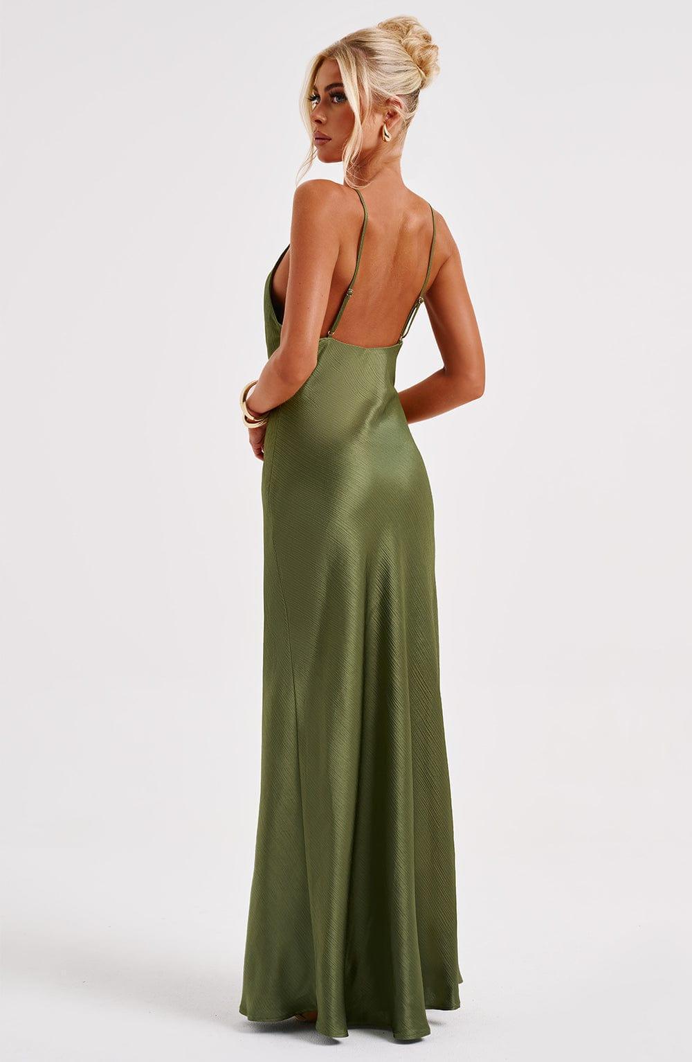 Anja Maxi Dress - Khaki Product Image