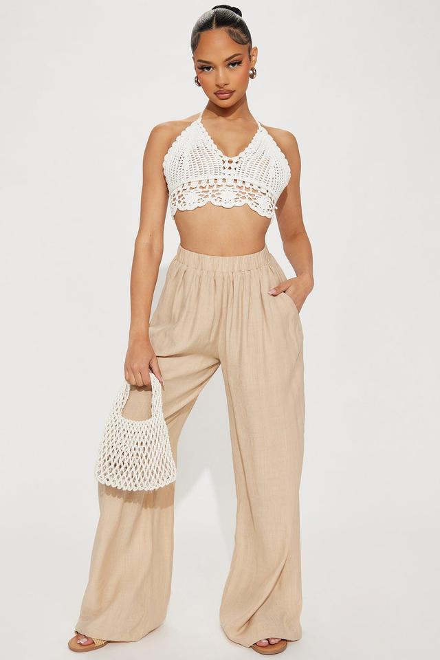 On Tropic Time Wide Leg Pant - Khaki Product Image