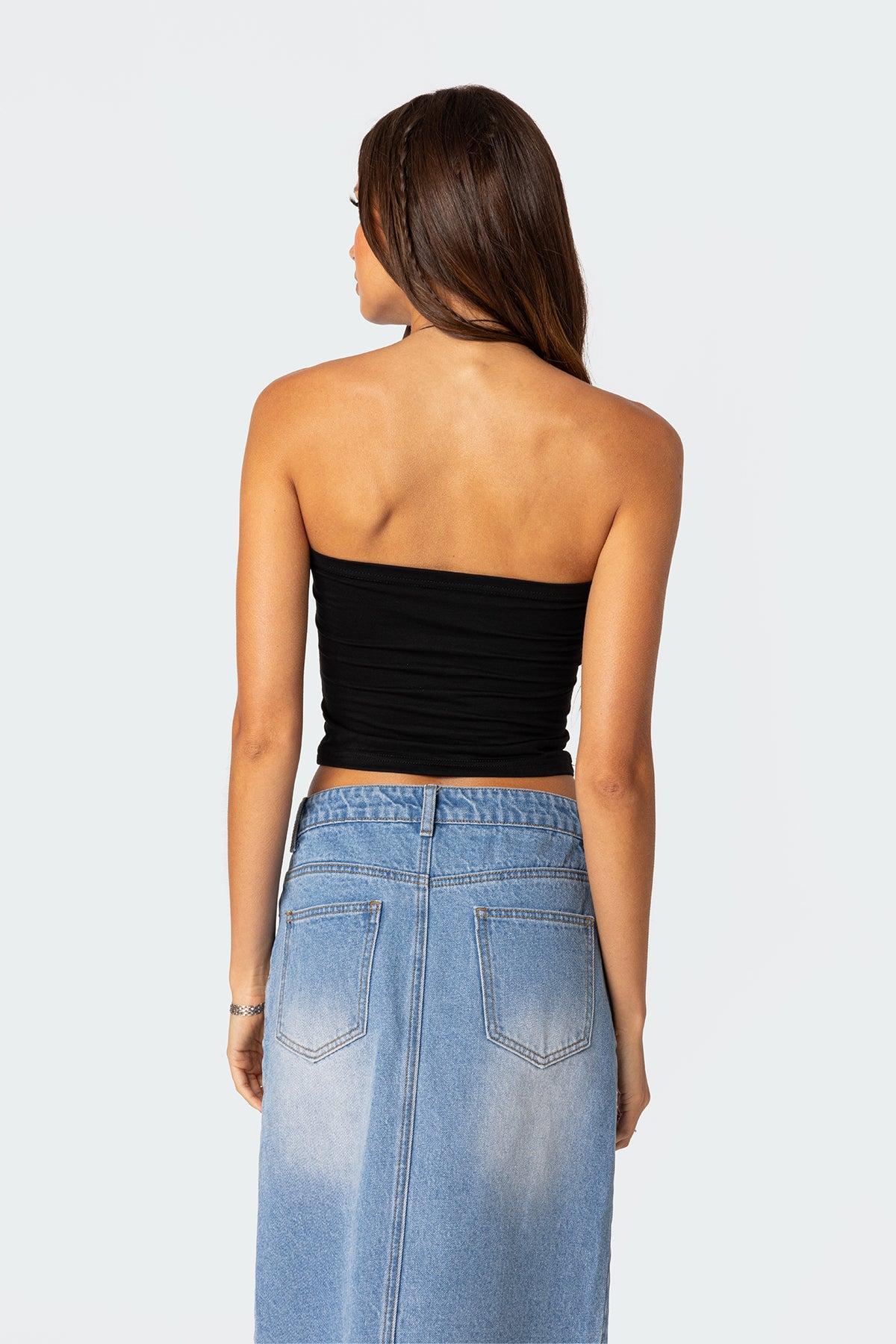 Kalista Slashed Tube Top Product Image