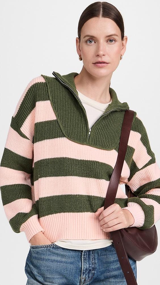 MINKPINK Darcy 1/4 Zip Knit Sweater | Shopbop Product Image