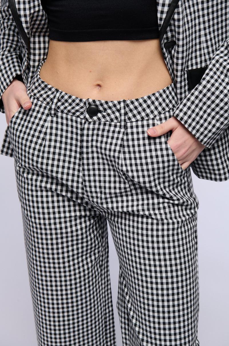 THE ONE GINGHAM TROUSER Product Image