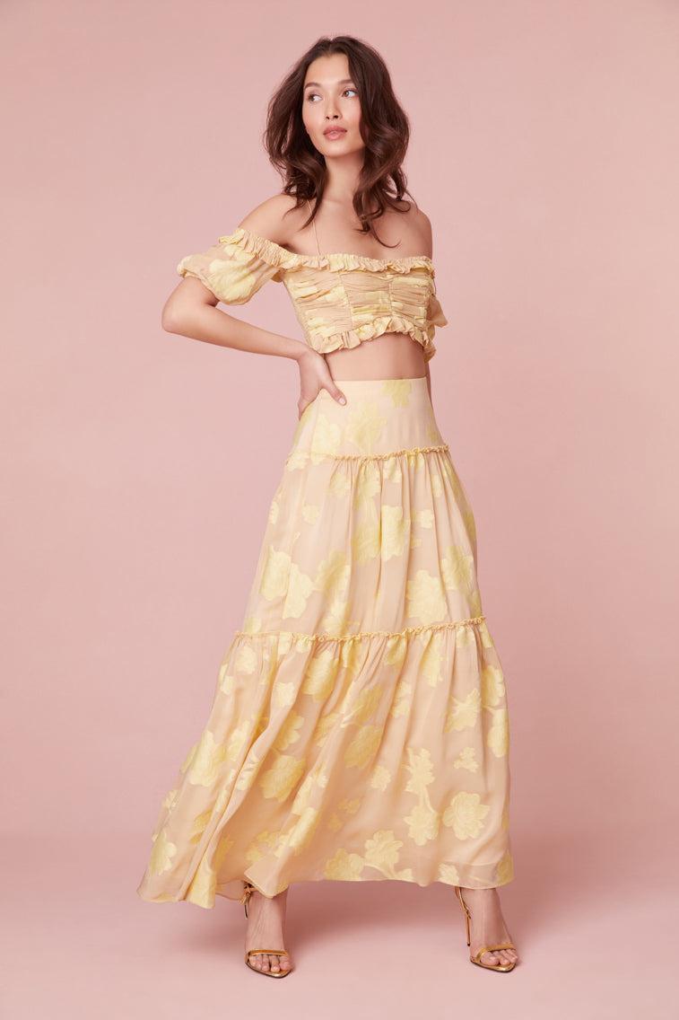 Banti Floral Maxi Skirt Product Image