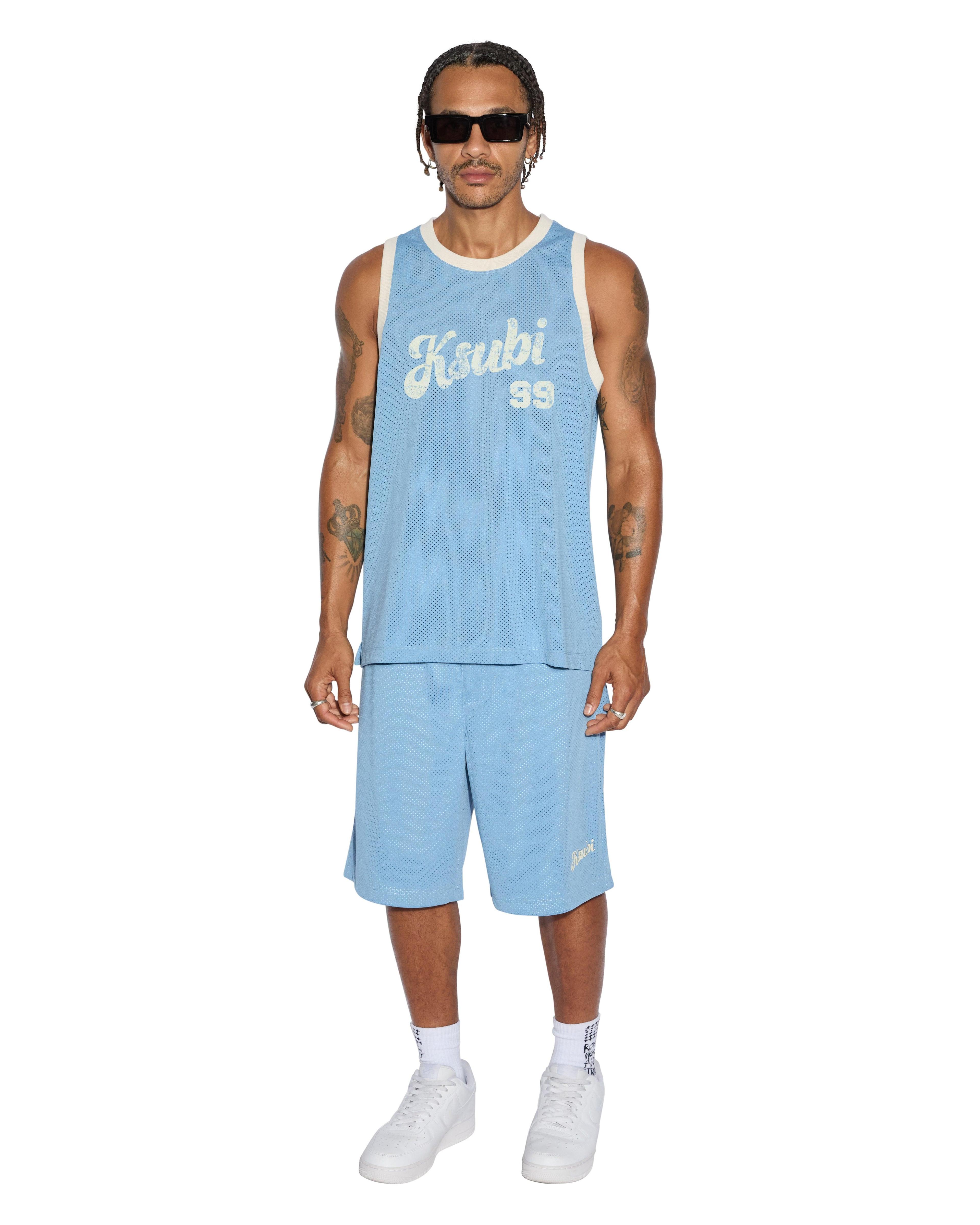 CLUBHOUSE PICK UP SINGLET BLUE Male Product Image