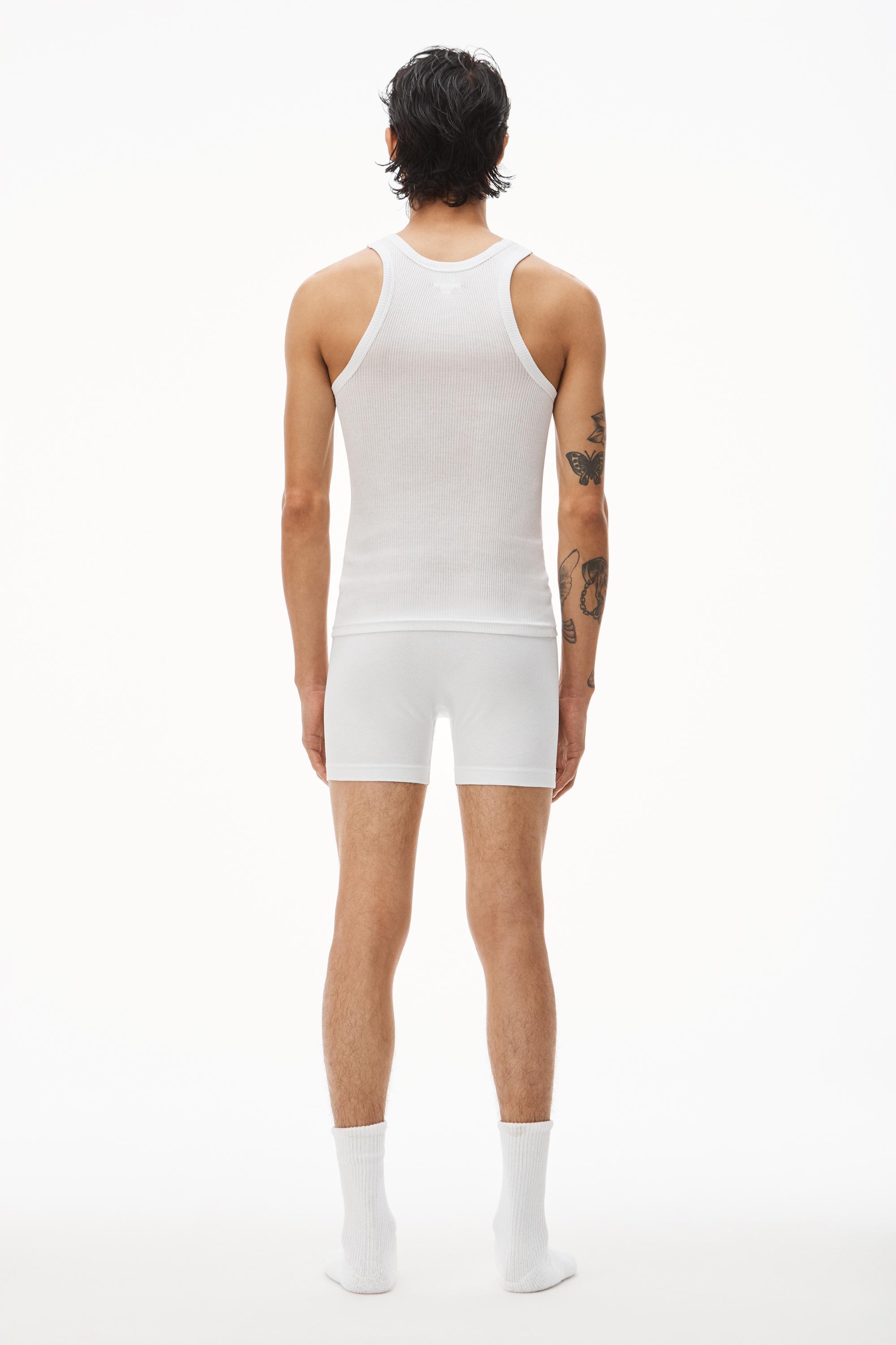 Men's Tank In Ribbed Cotton Jersey Product Image