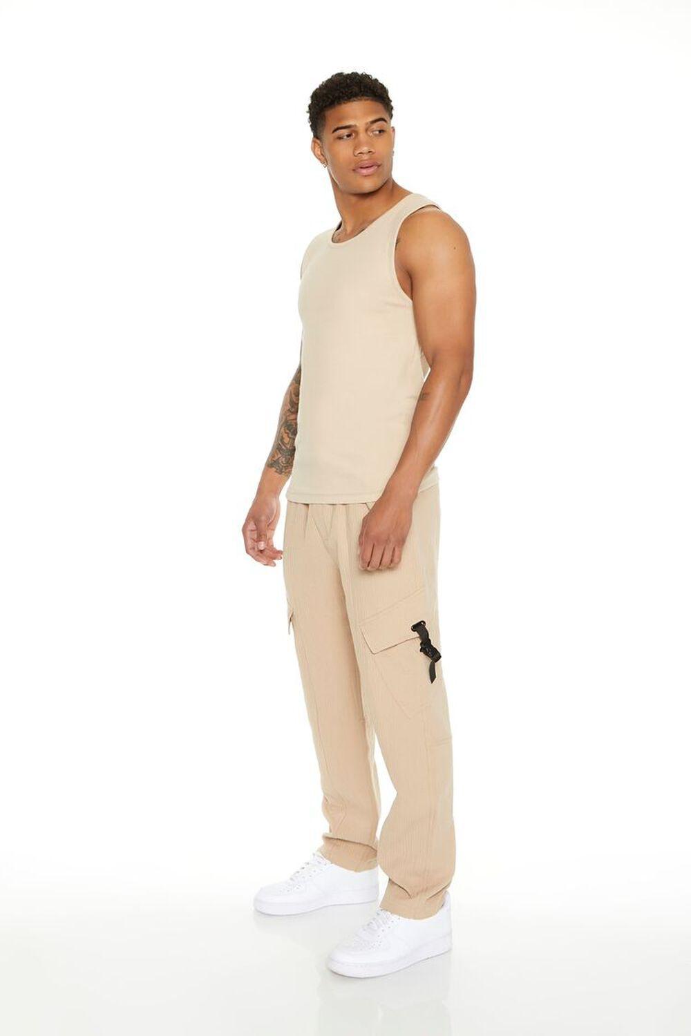 Release Buckle Cargo Joggers | Forever 21 Product Image