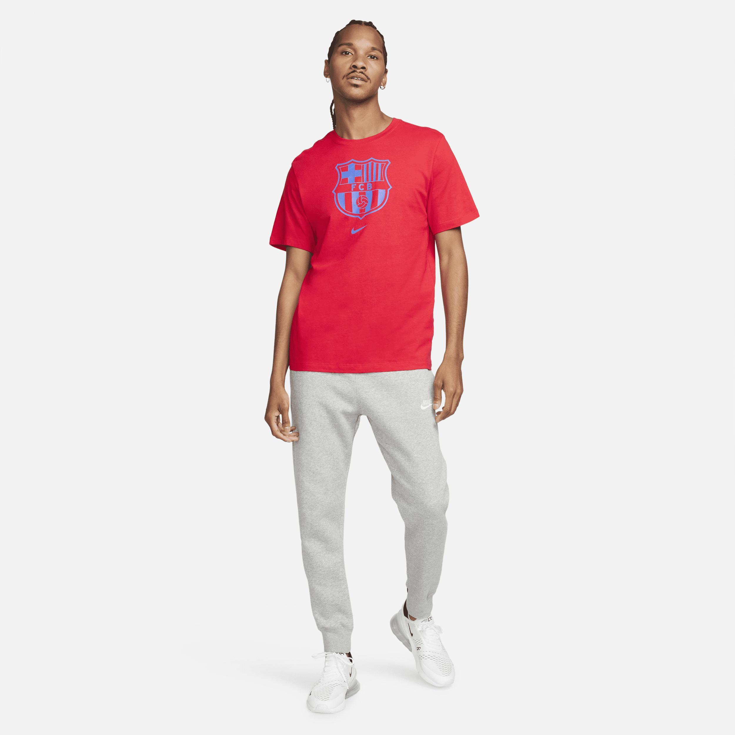 Mens Nike Red Barcelona Team Crest T-Shirt Product Image