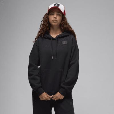 Women's Jordan Flight Fleece Satin-Lined Pullover Hoodie Product Image