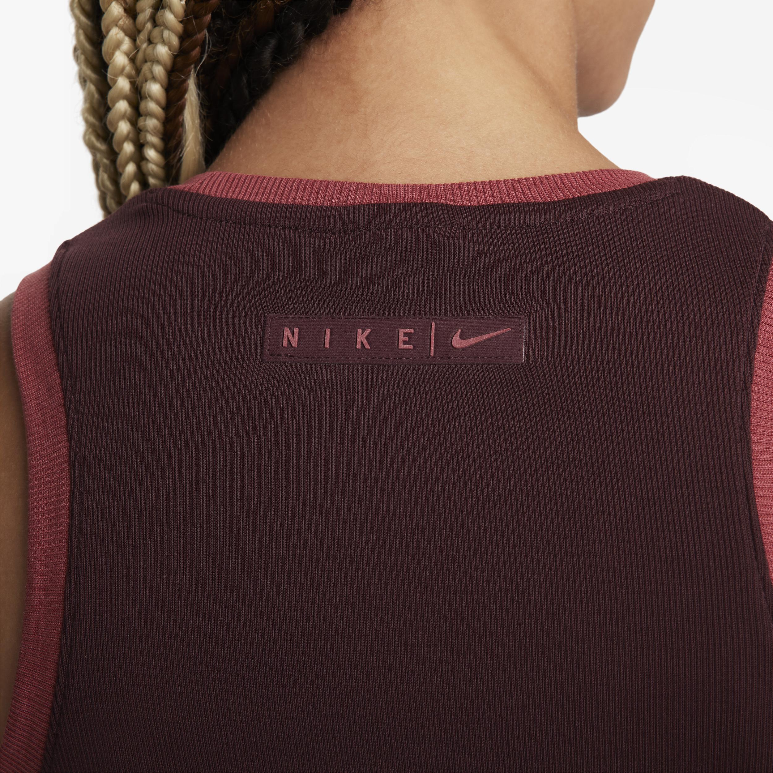 Womens Nike Sportswear Essentials SE Ribbed Cropped Tank Top Product Image