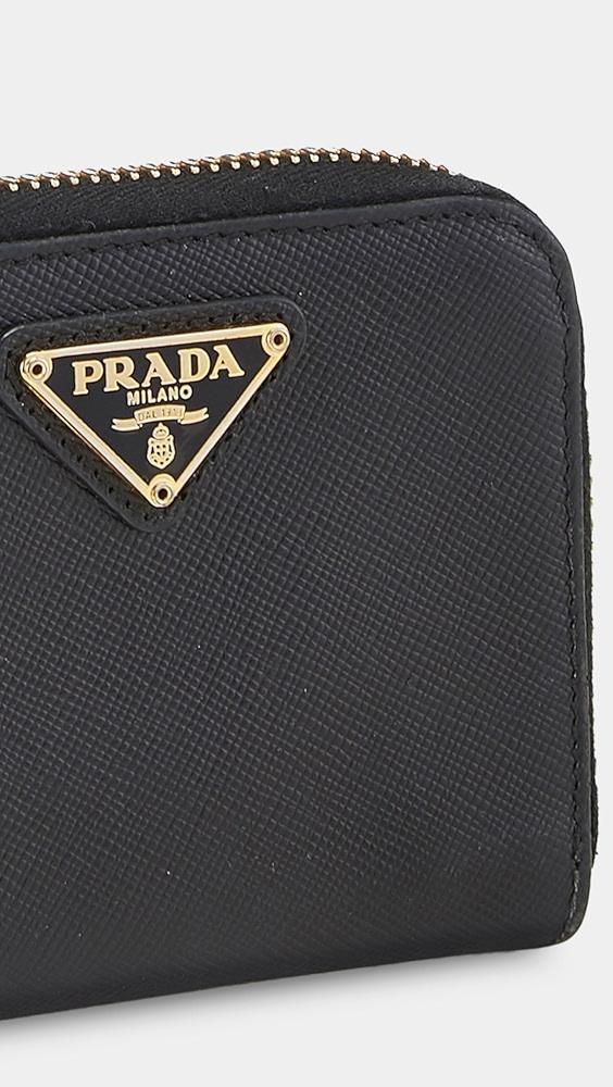 What Goes Around Comes Around Prada Black Saffiano Coin Purse | Shopbop Product Image