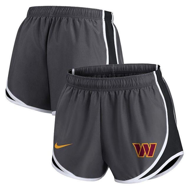 Womens Nike Charcoal Washington Commanders Logo Performance Tempo Shorts Product Image