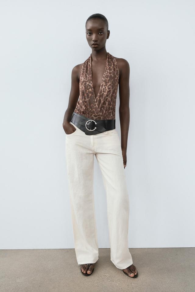 TULLE FOULARD BODYSUIT Product Image