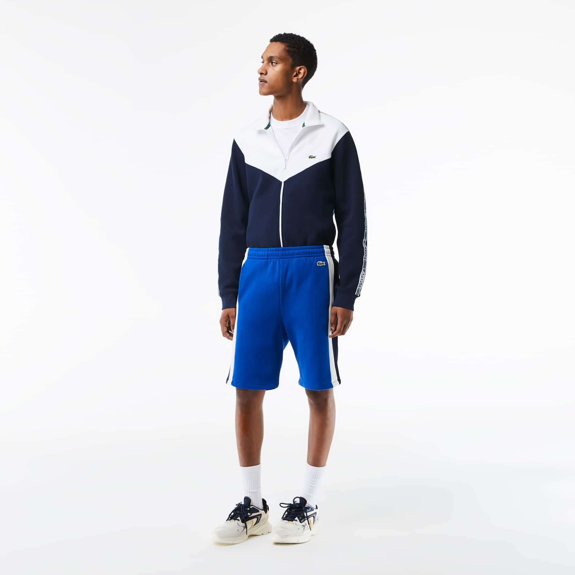 Men’s Brushed Fleece Colorblock Shorts Product Image