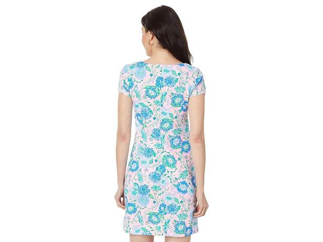 Lilly Pulitzer Upf 50+ Sophiletta Short Sleeve Dress (Conch Shell Pink Rumor Has It) Women's Dress Product Image