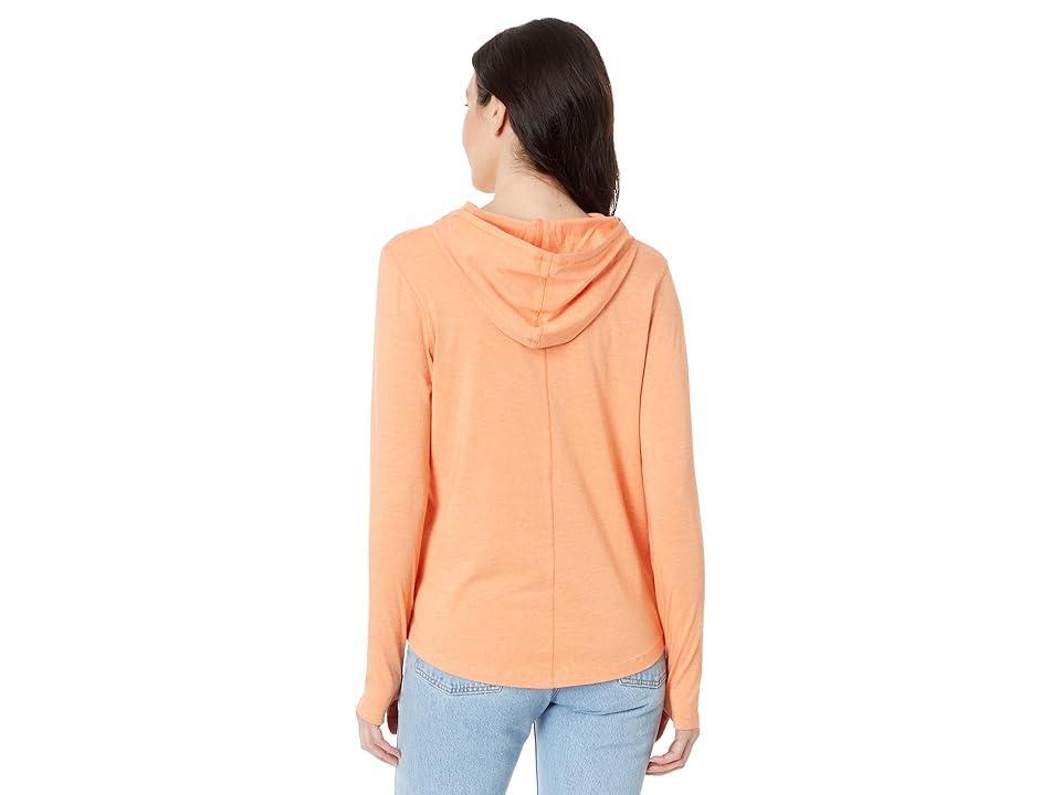 tasc Performance Recess Lightweight Hoodie (Apricot Crush Heather) Women's Clothing Product Image