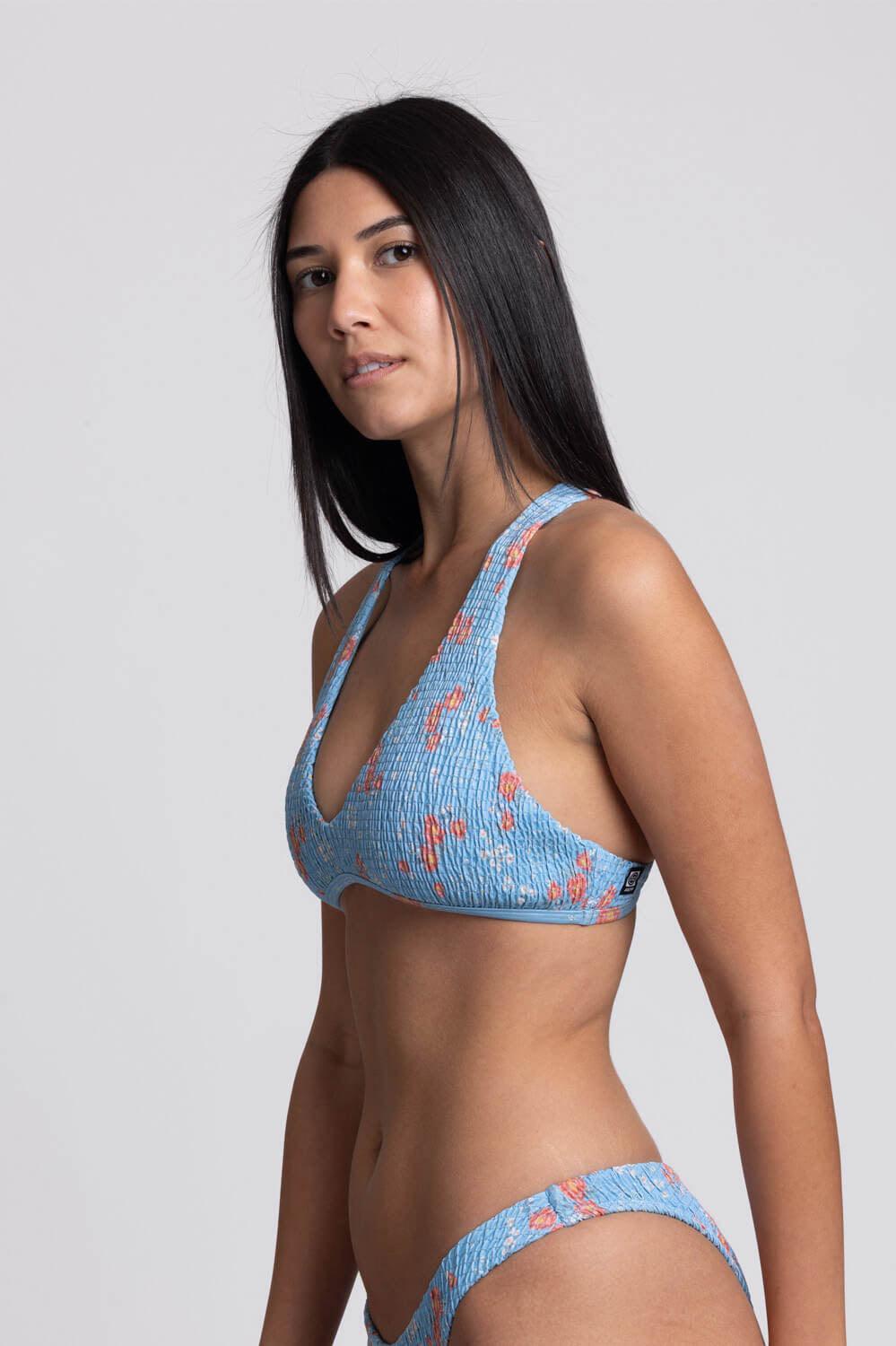 Aster Smocked Bikini Top Product Image