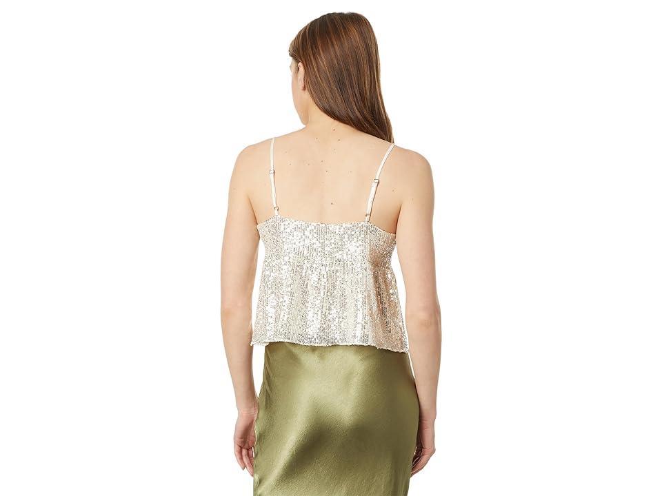 Lucky Brand Sequin Mini Top (Champagne) Women's Clothing product image