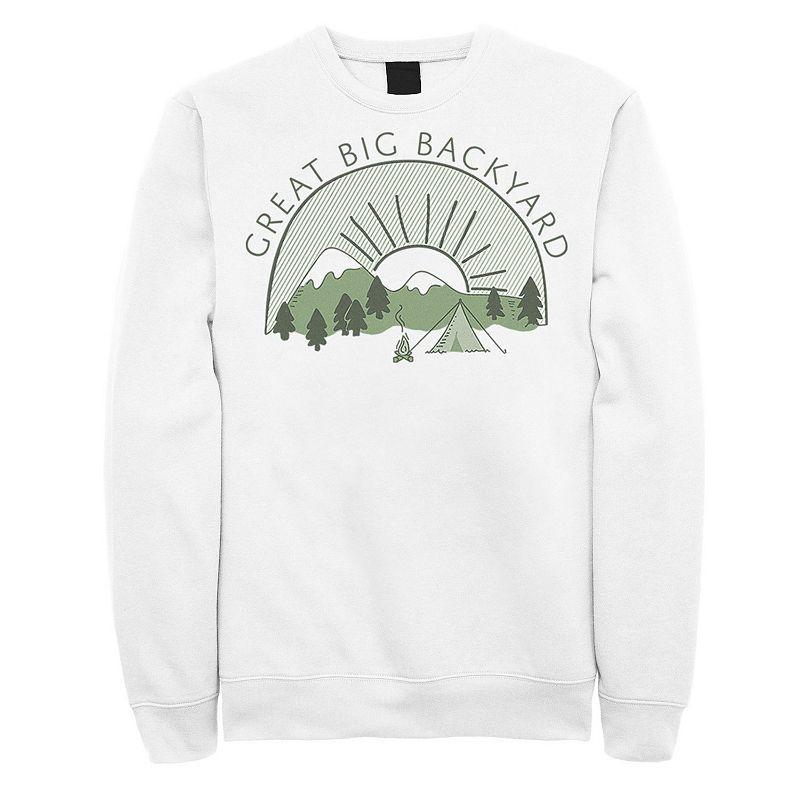 Mens Great Big Backyard Camping Sweatshirt Product Image